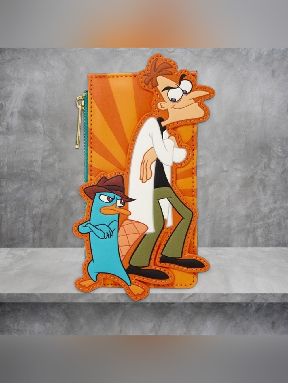 Loungefly Dr. Doofenshmirtz & Perry the Platypus Card Holder 🧡